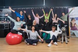 Frauen im Sportraum