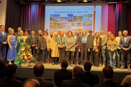 Ehrung verdienter, ehrenamtlich engagierter Brucker Bürger/Innen beim Neujahrsempfang der Stadt. Dank galt auch dem offiziellen Prinzenpaar der Stadt FFB der Heimatgilde Die Brucker e. V. (Prinzessin Larissa I. und Prinz Alexander I.) und dem Prinzenpaar der Faschingsfreunde FFB (Prinzessin Julia I. und Prinz Andreas I.). 