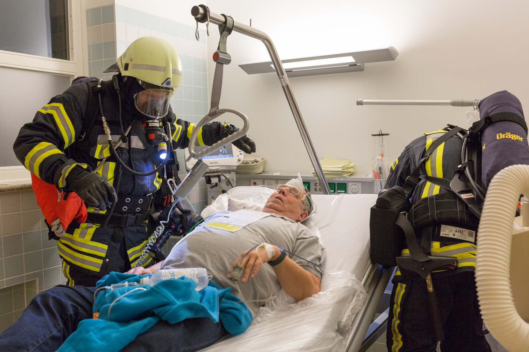 Brand im Krankenhaus mit Ansage  AmperKurier