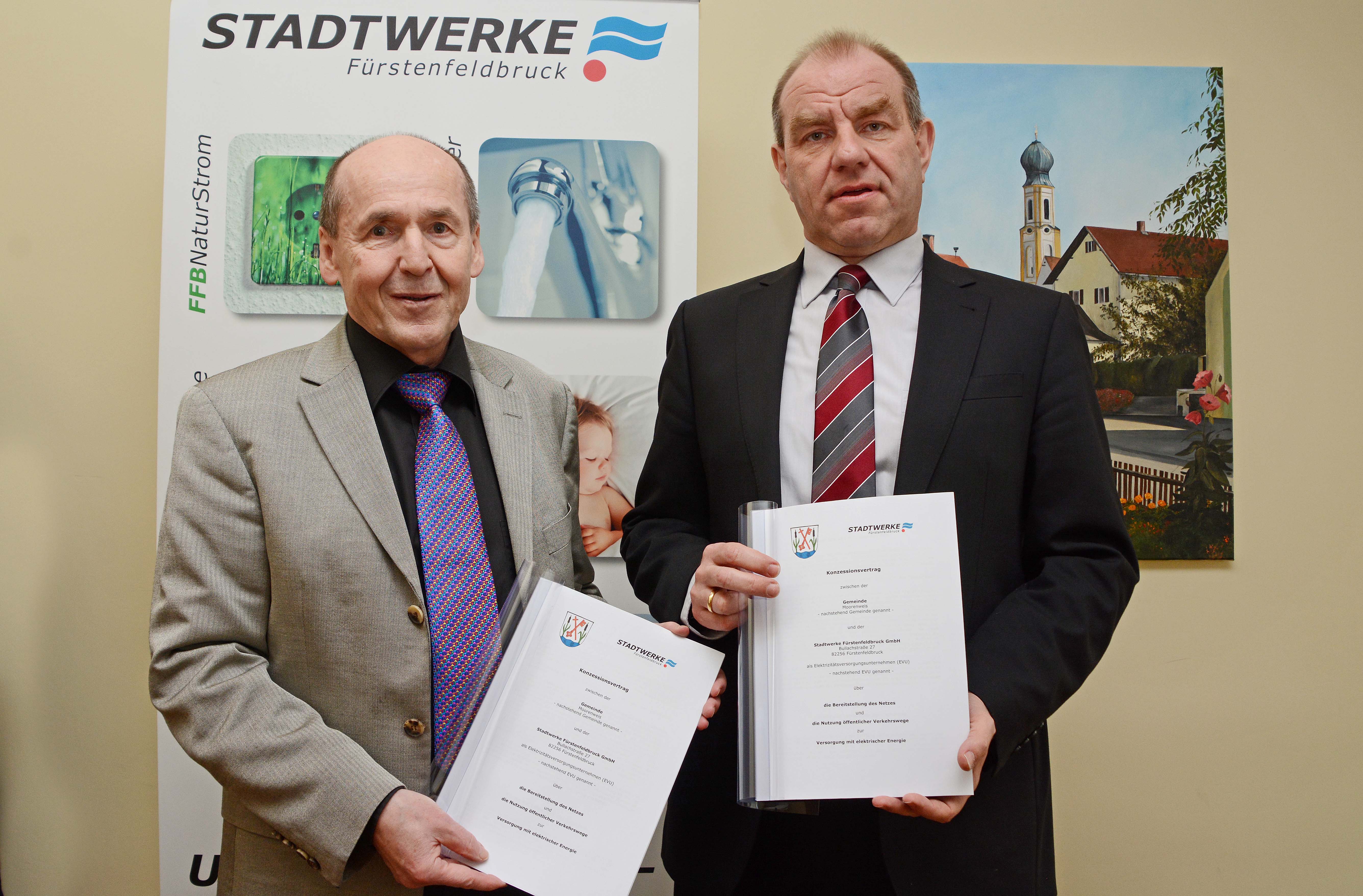 Moorenweis Unterzeichnet Konzessionsvertrag Amper Kurier