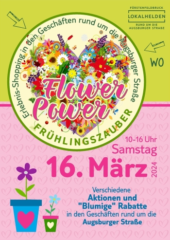 Flower Power Erlebnis-Shopping | Lokalhelden FFB | 16.03.2024 10 - 16 Uhr