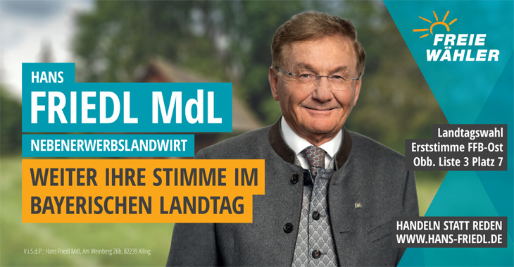 Hans Friedl MdL | Freie Wähler