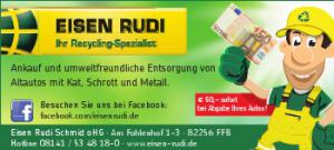 Anzeige Eisen Rudi - Ihr Recycling-Spezialist