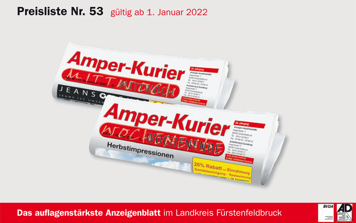 Amper-Kurier | Mediadaten 2022