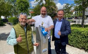 Einweihung des Trinkwasserbrunnens in Gilching