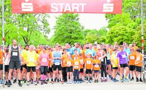 Startlinie Familienlauf