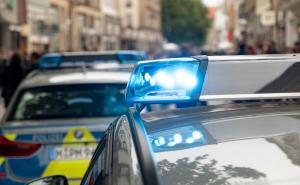 Polizeiauto mit Blaulicht