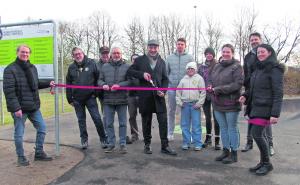 Offizielle Eröffnung des neuen Pumptracks am Amperium an der Klosterstraße.