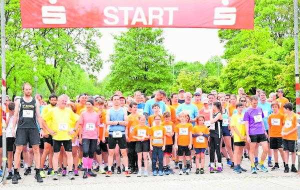 Startlinie Familienlauf