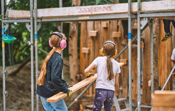 Ein Traumspielhaus von Kindern für Kinder