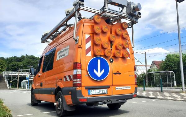 Der Straßenzustand in Fürstenfeldbruck wird digital erfasst.