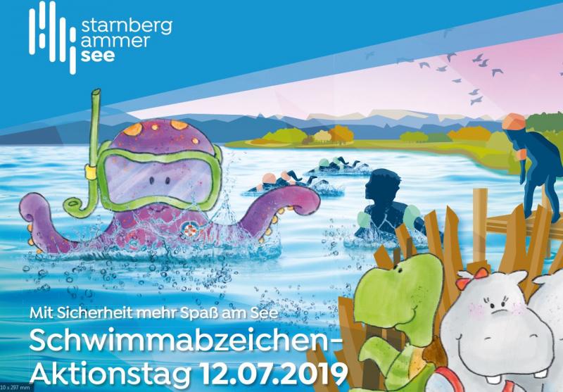 Für den 12. Juli 2019 organisiert die gwt Starnberg einen eigenen Aktionstag, bei dem Mädchen und Jungs kostenlos die Prüfung für ein Schwimmabzeichen ablegen können. Ob Seepferdchen, Jugendschwimmabzeichen Bronze oder Silber – gemeinsam mit der Wasserwacht hat die gwt im Starnberger Seebad für den ganzen Nachmittag extra Bahnen reserviert.