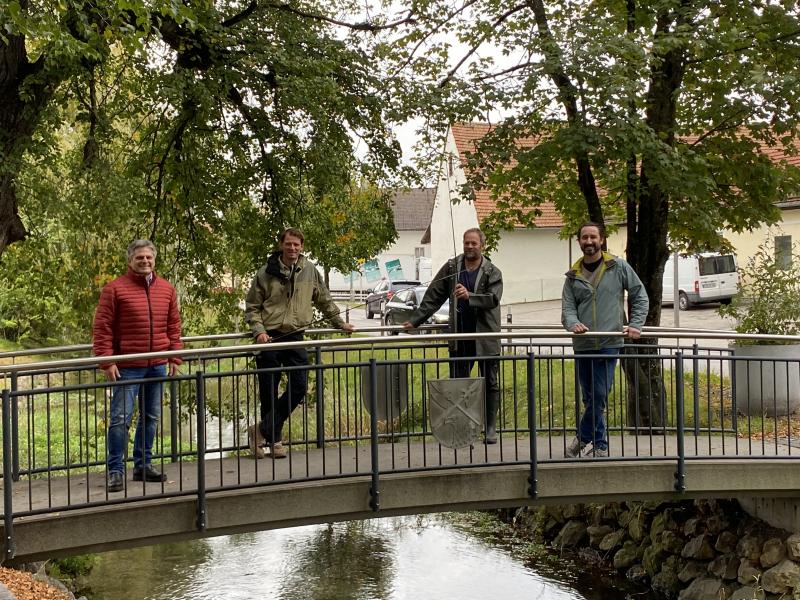 Als Dreier-Team haben sie das Fischereirecht am Starzelbach und Birkenmoosgraben ab 1. November gepachtet, v.r.n.l.: Christoph Brzoska, Roland Meyer und Felix Poetter.