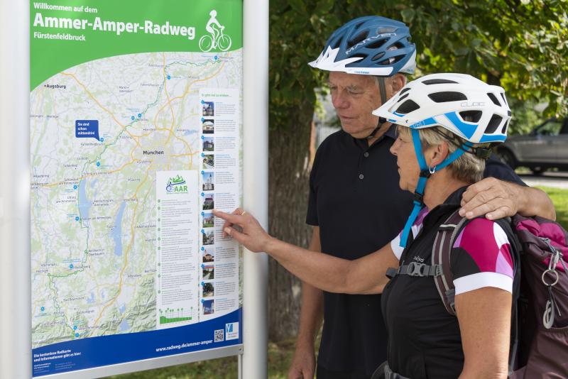 Wer vom Brucker Land aus die oberbayerische Heimat entdecken möchte, dem sei eine Radtour auf Ammer-Amper-Radweg (AAR) ans Herz gelegt. 