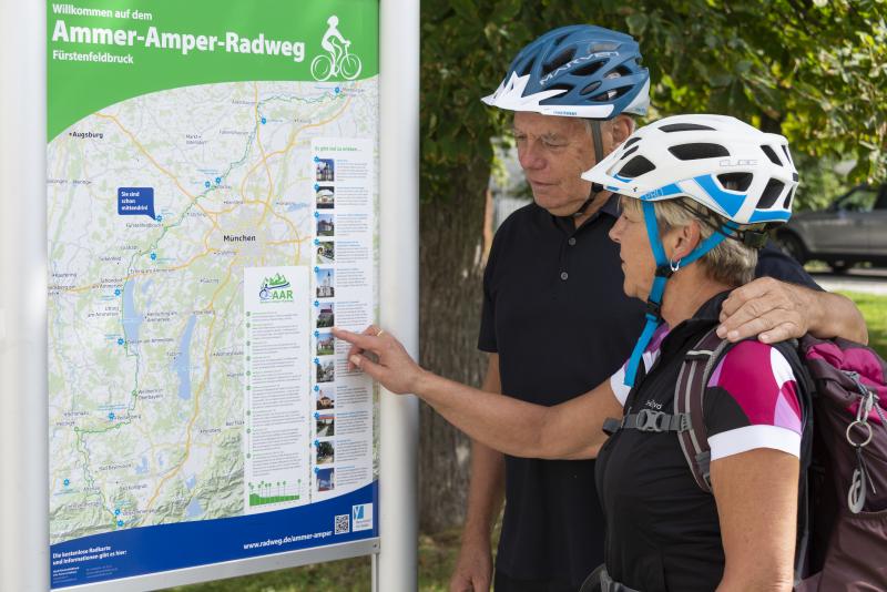 Wer vom Brucker Land aus die oberbayerische Heimat entdecken möchte, dem sei eine Radtour auf Ammer-Amper-Radweg (AAR) ans Herz gelegt.