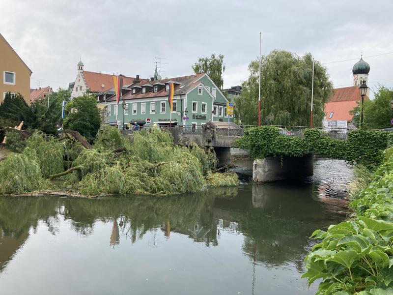 Wer kennt sie nicht. Die Trauerweide an der Amper-Brücke. Viele Brucker Bürger kennen sie von Kind an und haben so manche Zeit auf den Bänken an der Amper mit Blick auf die Brücke mit ihrer Trauerweide verbracht und genossen. 