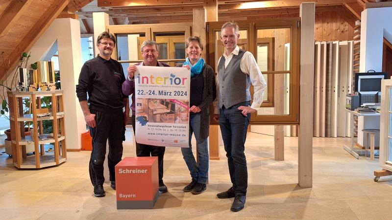 Zum sechsten Mal findet die interior, die regionale Handwerks-Messe für Ambiente, Lifestyle und Innovationen statt, vom 22. bis 24. März im Veranstaltungsforum Fürstenfeld. „Es freut uns sakrisch, dass sich diese Messe in der Region etabliert hat“, so Organisator Markus Droth. „Sie verbindet wie keine andere Regionalmesse Tradition mit Moderne. So freut es uns besonders, dass wir dieses Jahr Herrn Dr. Fabian Mehring, Bayerischer Staatsminister für Digitales, als Schirmherrn gewinnen konnten.“