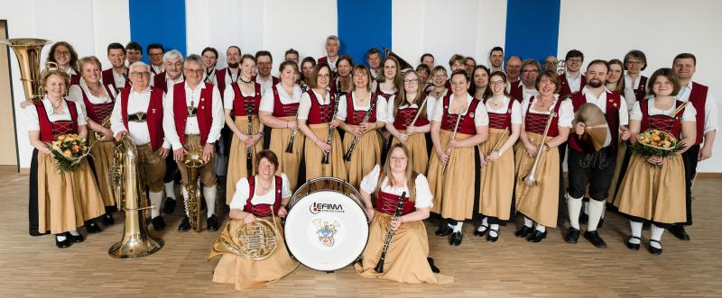 Blasmusikgruppe Jubiläumswochenende Schöngeising