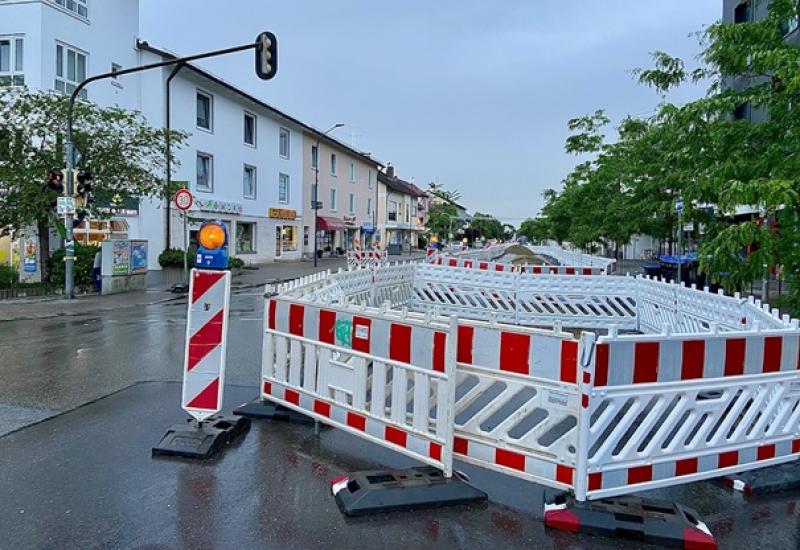 Baustelle in der Römerstraße