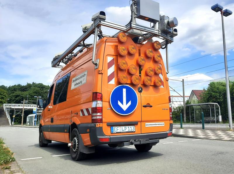 Der Straßenzustand in Fürstenfeldbruck wird digital erfasst.