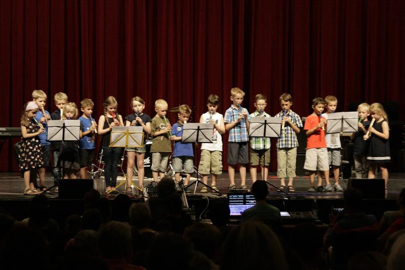 Das Publikum belohnte die 170 mitwirkenden Schüler der Germeringer Musikschule mit tosendem Applaus