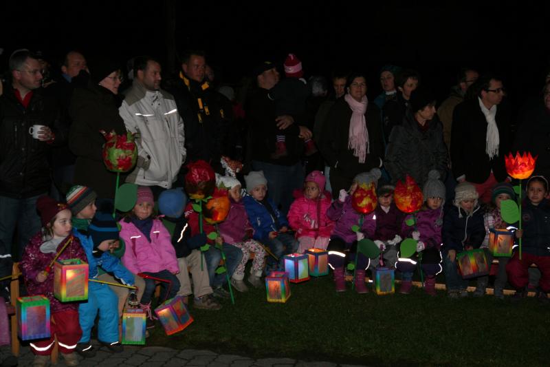 Im Kindergarten St. Peter und Paul in Olching wurde ein St. Martinsfest gefeiert.