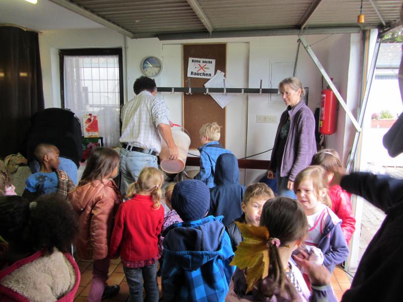 Kinder der Murmeltiergruppe des Kindergartens Arche Noah