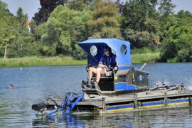 Um das übermäßige Wachstum der Wasser- und Schlingpflanzen im Weßlinger See in Griff zu bekommen, wird ein Mähboot vom 10. – 12.07.2019 ab 8:00 Uhr eingesetzt. 