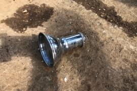 Der Radiumtrinkbecher wurde am Wertstoffhof Grafrath entsorgt.