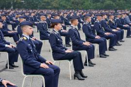 Mit einem feierlichen Appell auf dem Airforce-Platz im Fliegerhorst Fürstenfeldbruck hat die Offizierschule der Luftwaffe am 11.09.2020 den 119.Offizierlehrgang der Offizieranwärter des Truppendienstes verabschiedet. 
