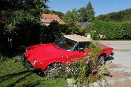 Der Besitzer eine Gartens staunte nicht schlecht, als er am 14.09.2020 mittags vor seines Haustüre trat. Ein roter Fiat, Baujahr 1980, stand bei ihm im Vorgarten im Blumenbeet. Der Pkw wurde durch den Halter am Tag zuvor aufgrund einer Panne am Straßenrand abgestellt. Die Handbremse war nicht angezogen und vermutlich der Gang nicht richtig eingelegt. 