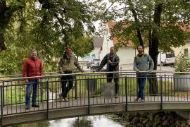 Als Dreier-Team haben sie das Fischereirecht am Starzelbach und Birkenmoosgraben ab 1. November gepachtet, v.r.n.l.: Christoph Brzoska, Roland Meyer und Felix Poetter.