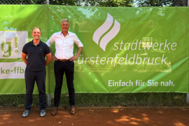 – Die Tennisfreunde FFB freuen sich, ihre Partnerschaft mit den Stadtwerken FFB auch in diesem Jahr fortführen zu können und diese weiterhin als Sponsor begrüßen zu dürfen.