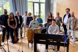 Die Schulband des Christoph-Probst-Gymnasiums.