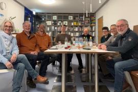 Von links: Daniela Schulte, Fritz Eckard, Daniel Mehren, Patrick Tilemann, Peter Kastenmeier, Susanne Laumer, Gerhard Santner und Michael Stöckemann.