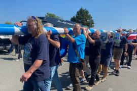 Jubiläums-Maibaum für die Partnergemeinde
