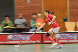 In Aktion: Die Puchheimer Floorballspielerin Marina Münster.