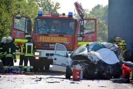 B471 Verkehrsunfall Geiselbullach