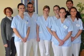 Sieben neue Schüler haben den Ausbildungsgang als Gesundheits- und Krankenpfleger begonnen