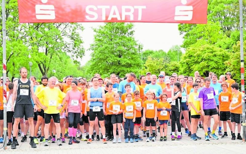 Startlinie Familienlauf