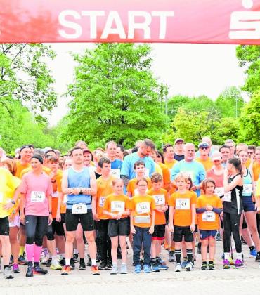 Startlinie Familienlauf